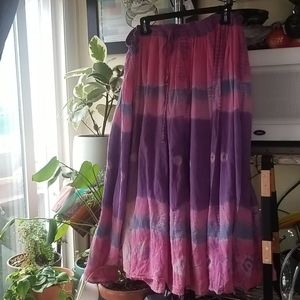 Vintage tie dye skirt. SO SOFT. Hippie/ boho